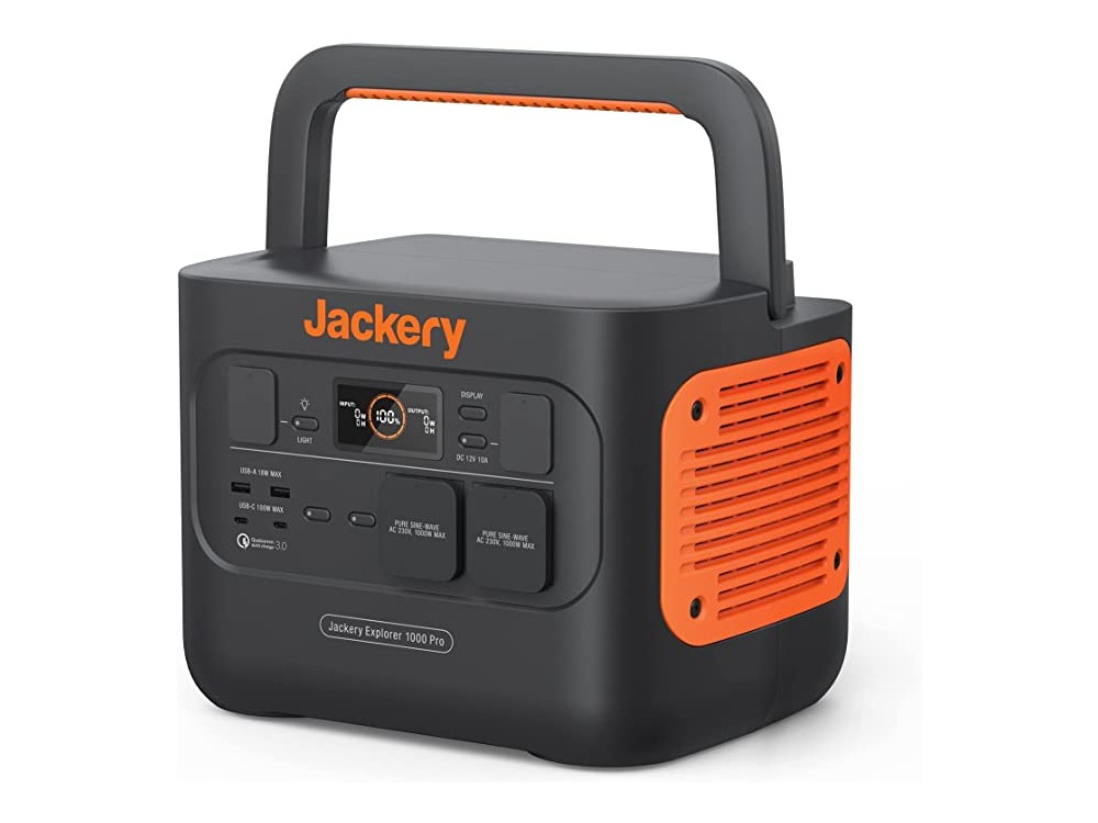 Jackery Explorer 1000 Pro Portable Power Station Φορητός Σταθμός Ενέργειας 400k mAh, 1000 W / 1002 Wh, 100W PD 2*USB & Car Input
