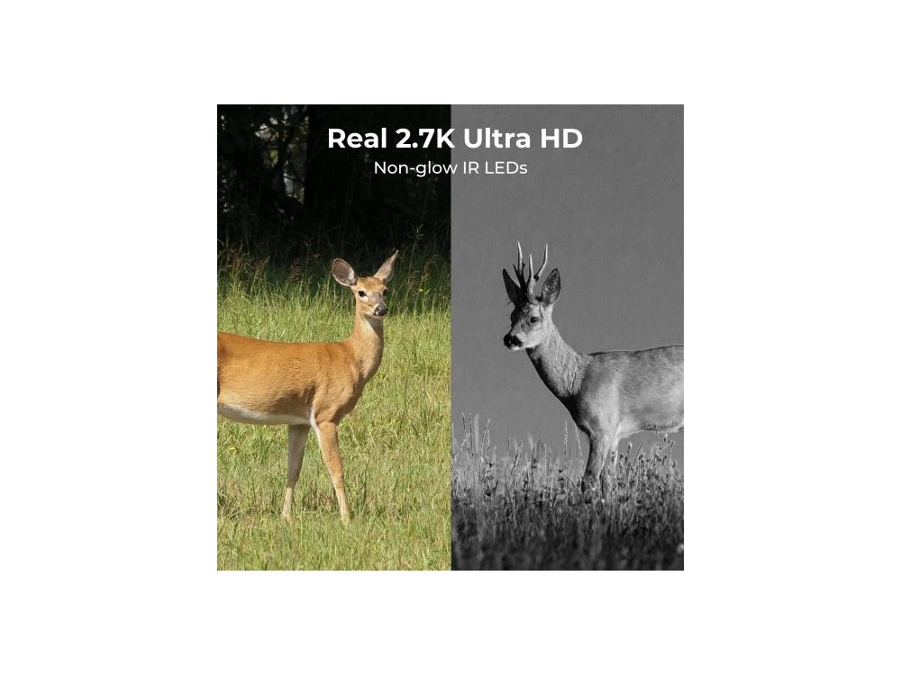 K&F Concept KF35.138EU 4G LTE Night Shooting Hunting Camera with Motion Detection & Solan Panel 4W