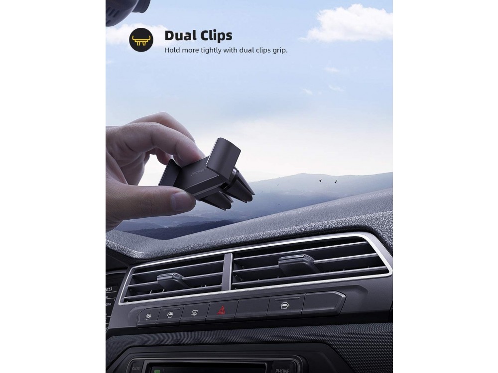 Lamicall C2 Car Vent Phone Mount, Car Vent Mount for Smartphone, Black