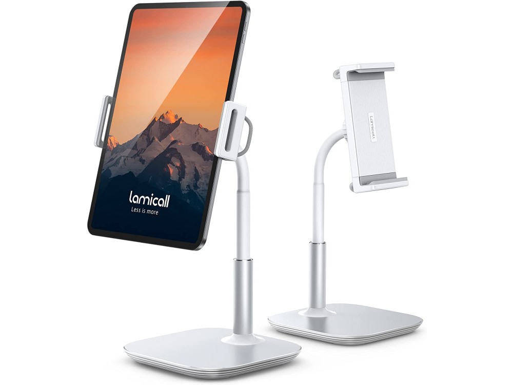 Lamicall DT01 Desktop Bracket Holder/ Stand for Smartphone/Tablet 4.7-13,  Silver
