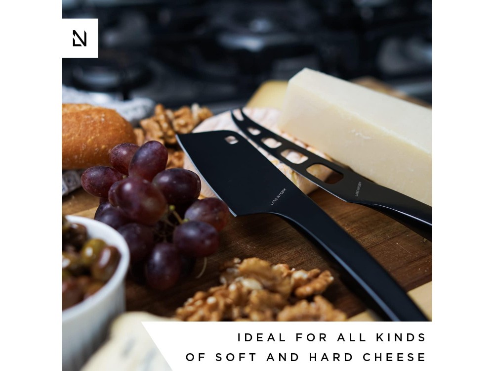Lars Nysom Nedskaering Cheese Knife Set, Σετ Μαχαίρια Τυριού από Ανοξείδωτο Ατσάλι