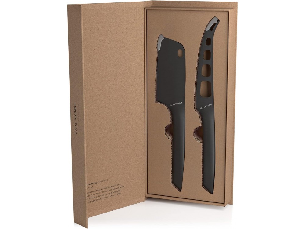 Lars Nysom Nedskaering Cheese Knife Set, Σετ Μαχαίρια Τυριού από Ανοξείδωτο Ατσάλι