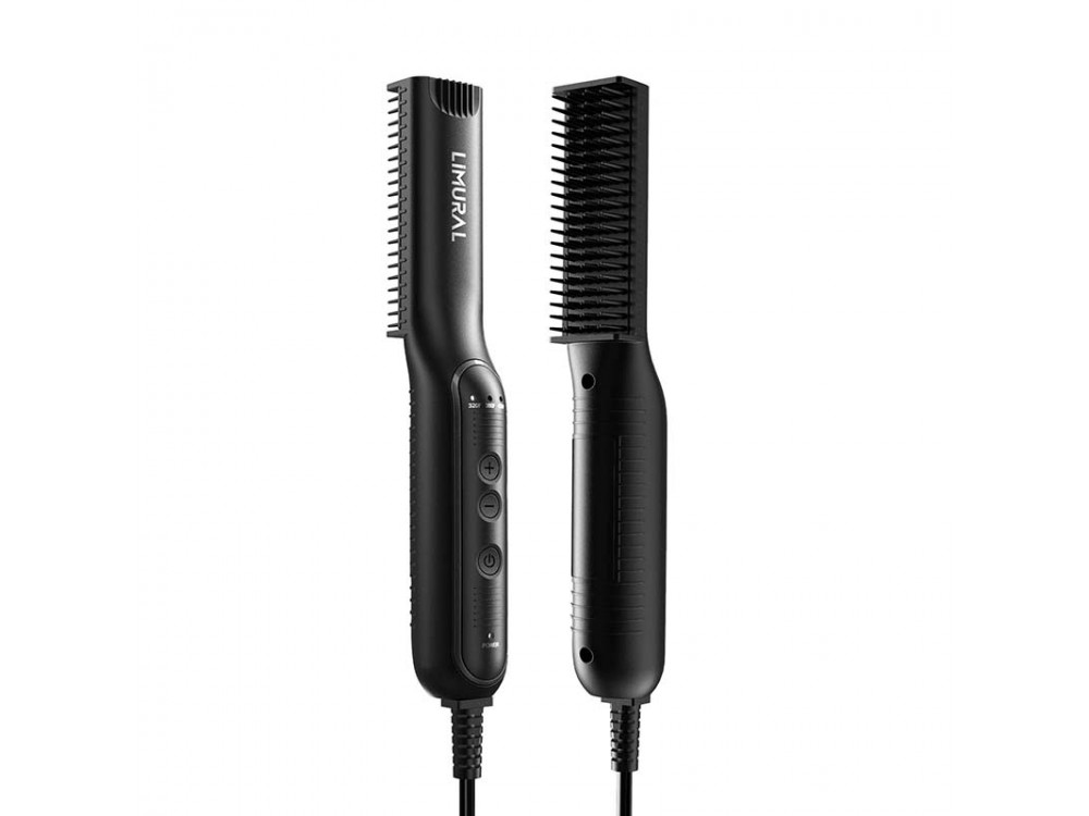 Limural BS1090 Beard and Hair Straightener, Ηλεκτρική Βούρτσα Ισιώματος Γενειάδας & Μαλλιών