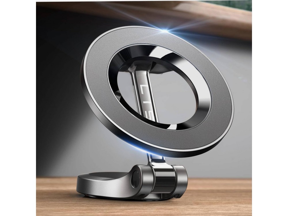 Lisen Magnetic Car Phone Mount, MagSafe Magnetic Dashboard / Windshield Mount for iPhone, Black