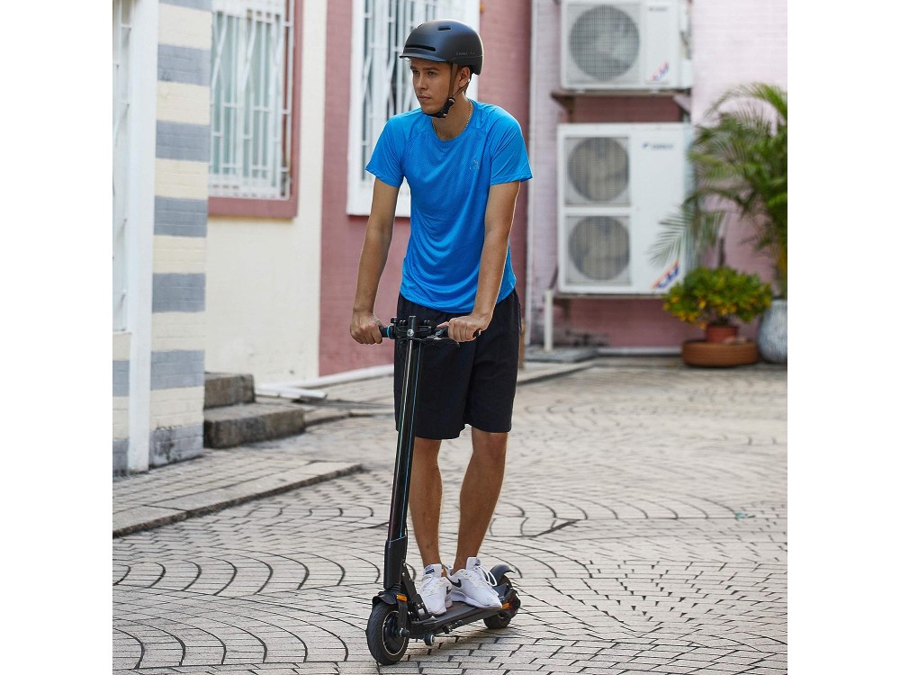 Livall C20, Smart Scooter Helmet, IPX4, with SOS system & battery life up to 48 hours, 57-61 cm, black