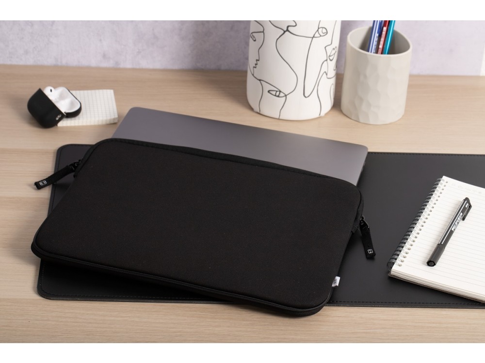 MW Basics ²Life Sleeve/Case Macbook Air 15" / Laptop DELL XPS / HP / Surface, Black / White