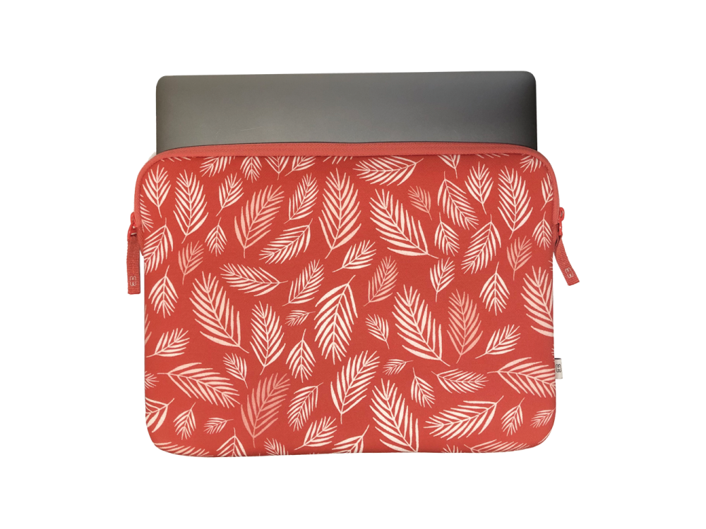 MW Basics ²Life Sleeve/Case Macbook Air 15" / Laptop DELL XPS / HP / Surface, Botanic Red