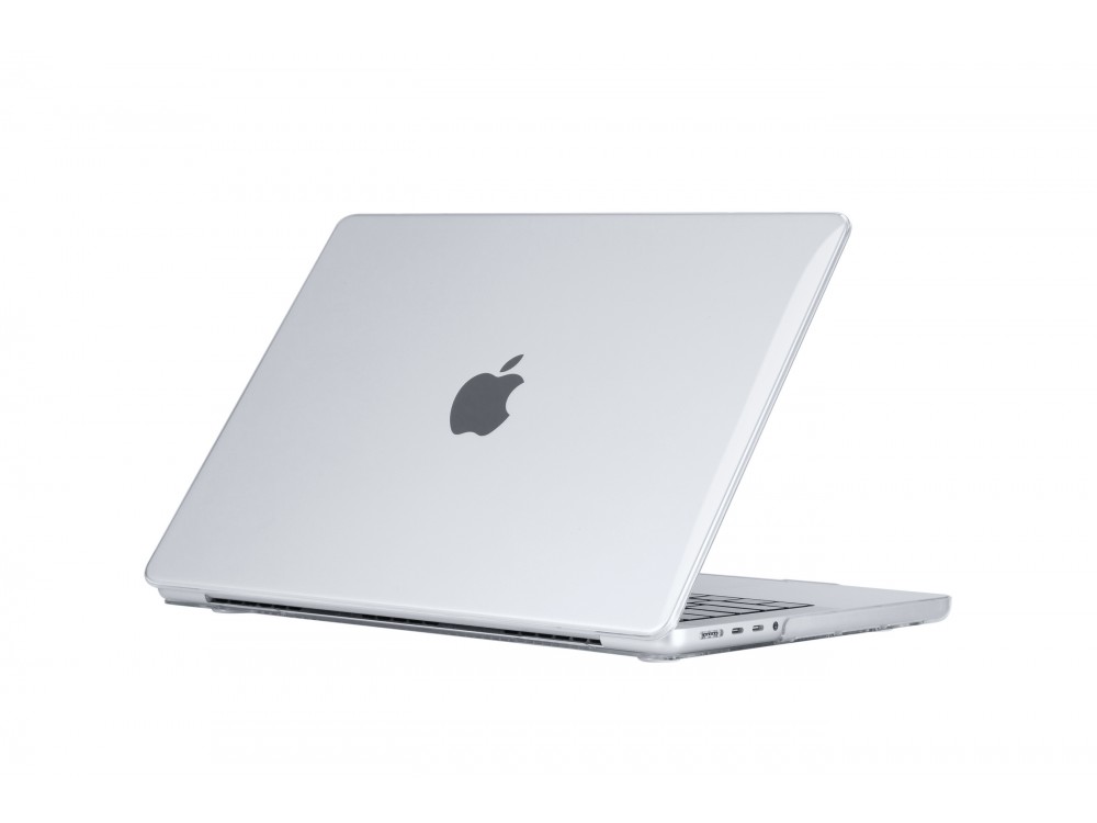 MW Coque, Κάλυμμα για Laptop 16" Macbook Pro 16 2021-2023 (M1 / M2 / M3), Crystal Clear