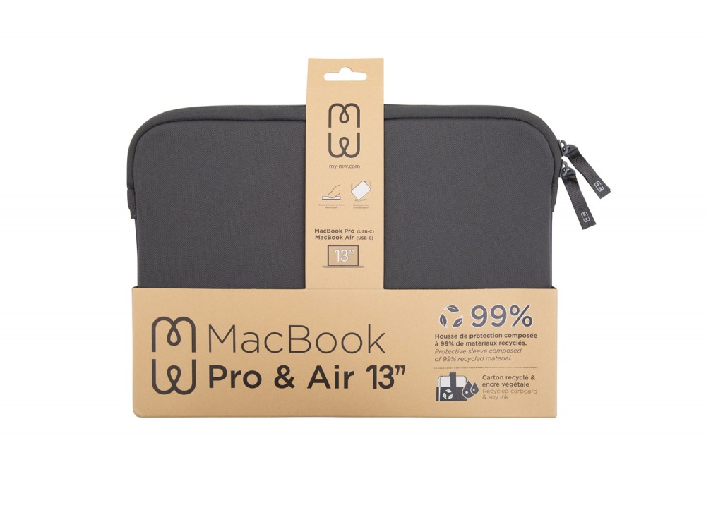 MW Horizon Sleeve/Θήκη Macbook Pro & Air 14" / Laptop DELL XPS / HP / Surface, Blackened Pearl