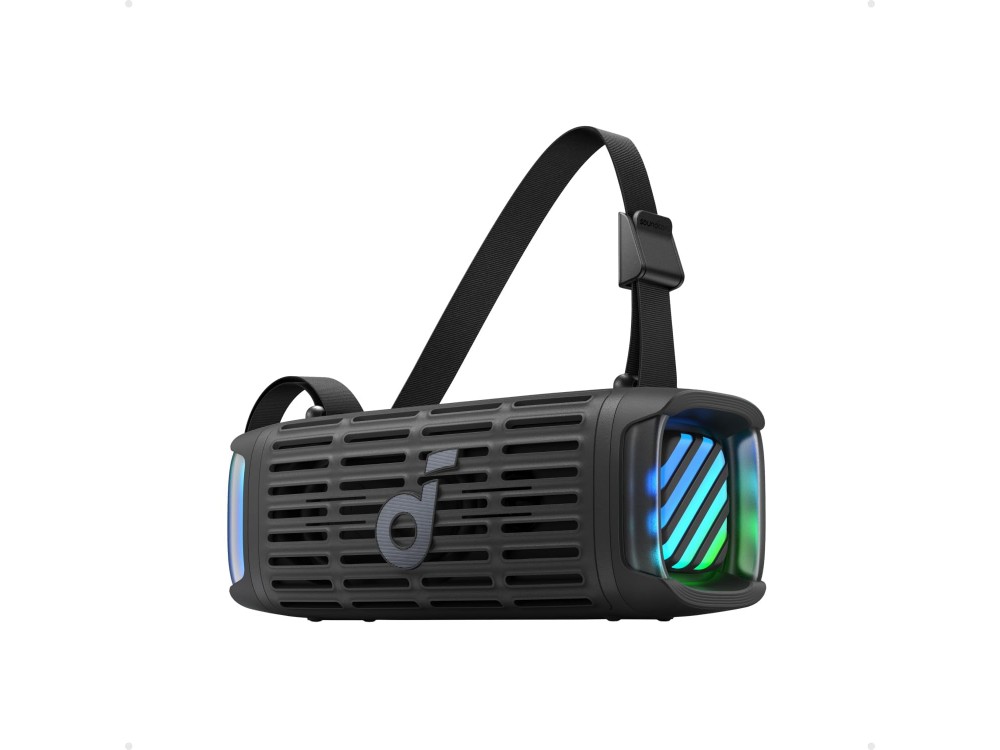 Anker Soundcore Boom 3i, Αδιάβροχο Ηχείο Bluetooth 5.3, 50W, IP68 με BassUp 2.0 & Διάρκεια Μπαταρίας έως 16 Ώρες, Black