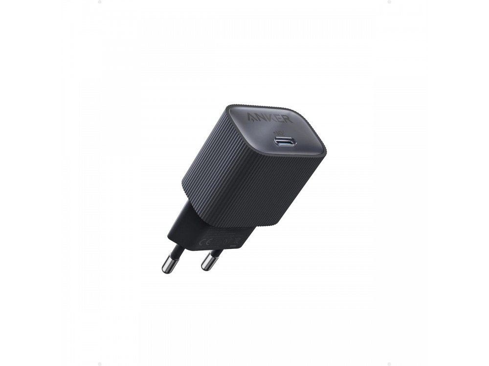 Anker Nano 4 30W Type-C Plug Charger with GaN PD / PIQ3.0 / PPS & ActiveShield 3.0 & Eco-Friendly Design, Black