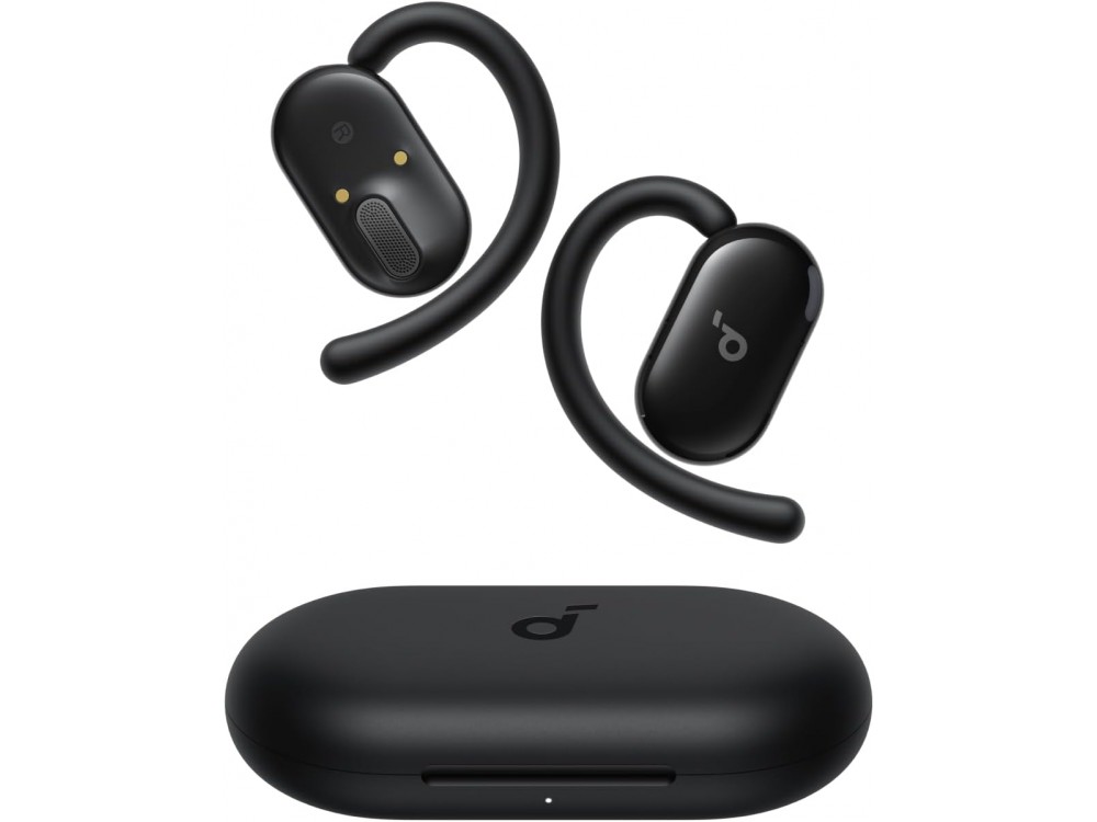 Anker Soundcore V20i Bluetooth 5.4 Ακουστικά Open-Ear με Αντοχή στον Ιδρώτα & RGB LED Lights, Black