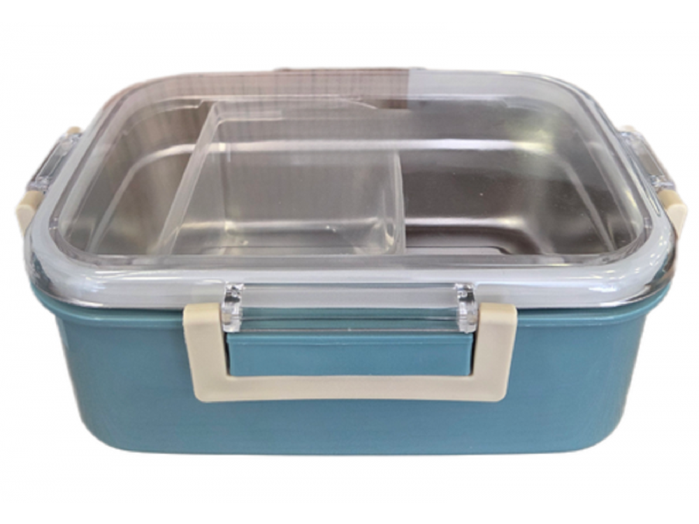AJ Lunch Box, Ισοθερμικό Inox Δοχείο Φαγητού από Ανοξείδωτο Χάλυβα, 18x12.5x7.5cm, Petrol