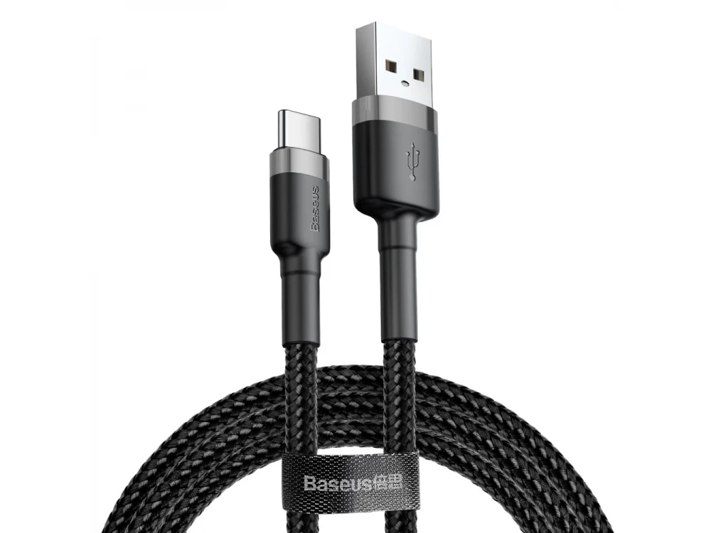 Baseus Cafule USB-C Cable 0.5m with Nylon Weave, Black