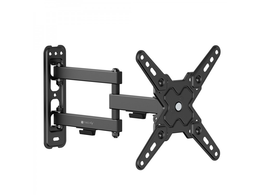 Techly TV Mount, Tilting & Swivel Stand with Split Arm for TVs 13”-43”, up to 20kg