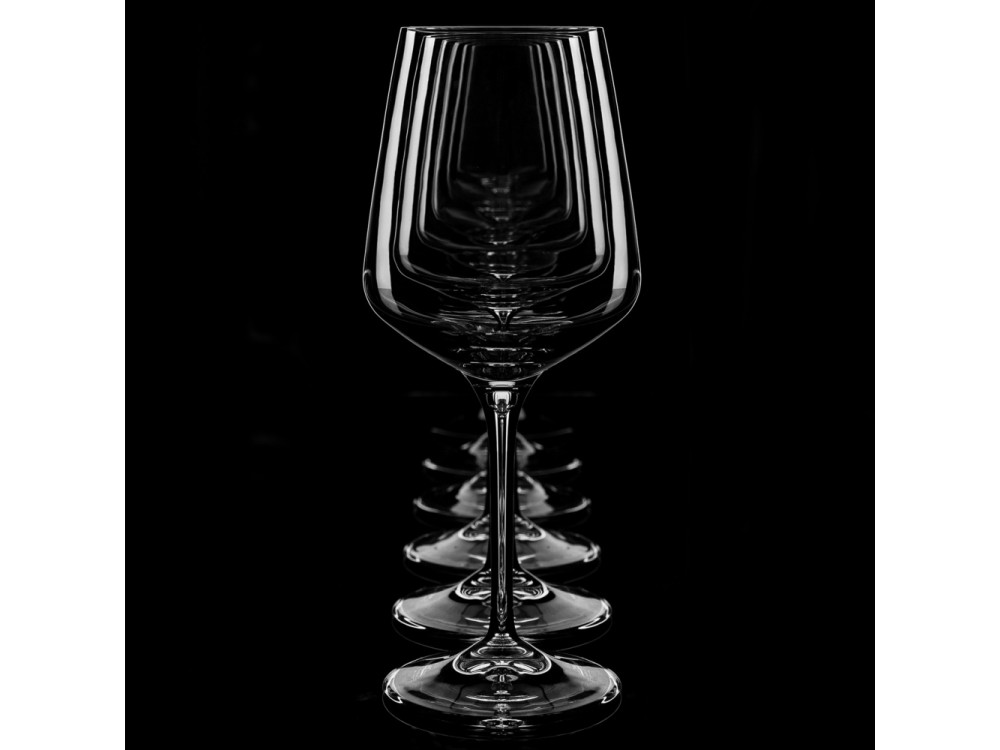 Master Pro Wine Oenology Ποτήρια Κόκκινου Κρασιού Κρυστάλλινα, Σετ 2τμχ