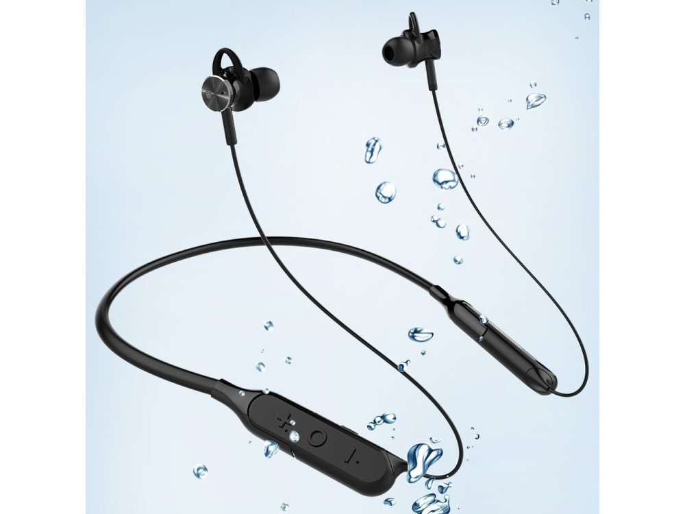 Mixcder RX Bluetooth Ακουστικά με με Hybrid Active noise cancellation, Mic και IPX5 Προστασία, Μαύρα