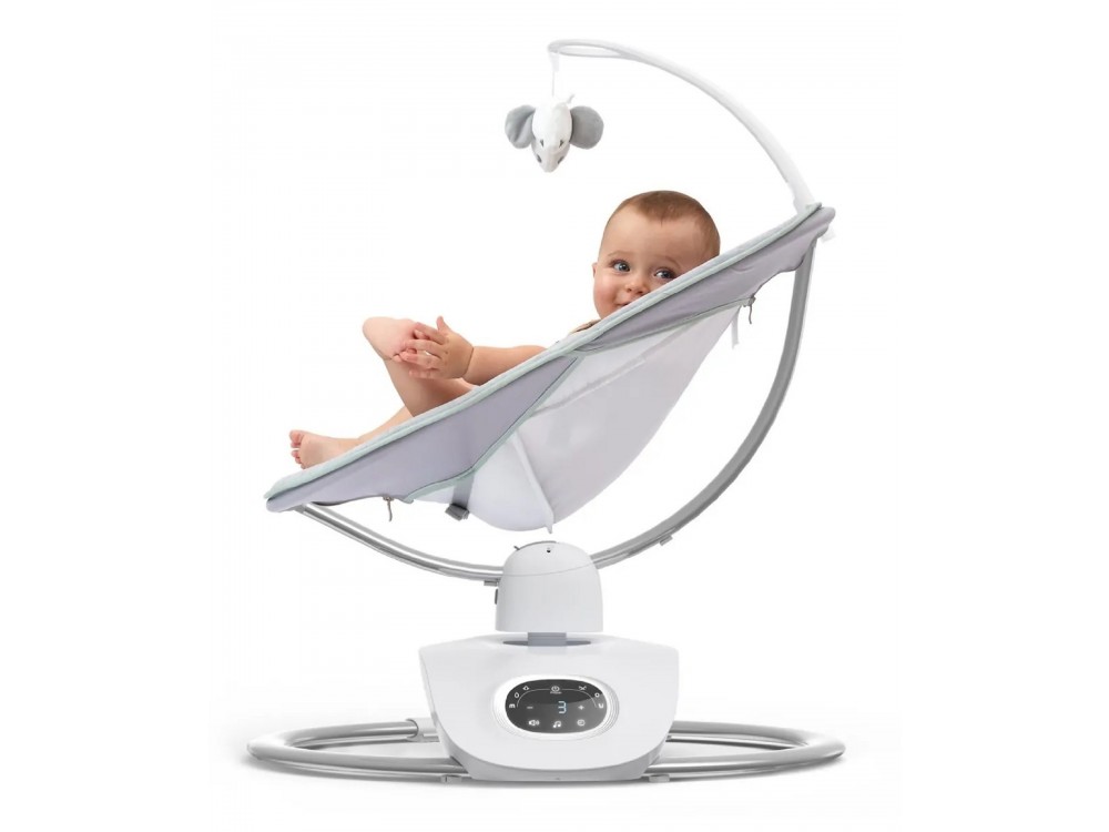 Momcozy CocoSway 3D-Motion Electric Baby Swing, Ηλεκτρική Κούνια Μωρού με 6 Λειτουργίες, 4 Ταχύτητες & Κίνηση 180 Μοιρών