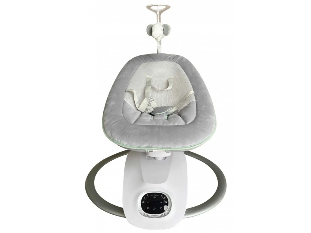 Momcozy CocoSway 3D-Motion Electric Baby Swing, Ηλεκτρική Κούνια Μωρού με 6 Λειτουργίες, 4 Ταχύτητες & Κίνηση 180 Μοιρών