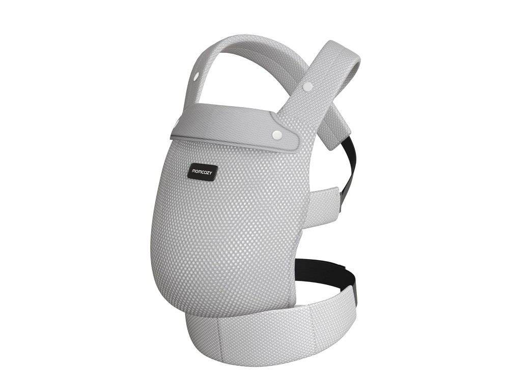 Momcozy PureHug Ergonomic Baby Carrier from Newborn 3kg to Toddler 20kg with Perforated Fabric, Air Mesh Grey