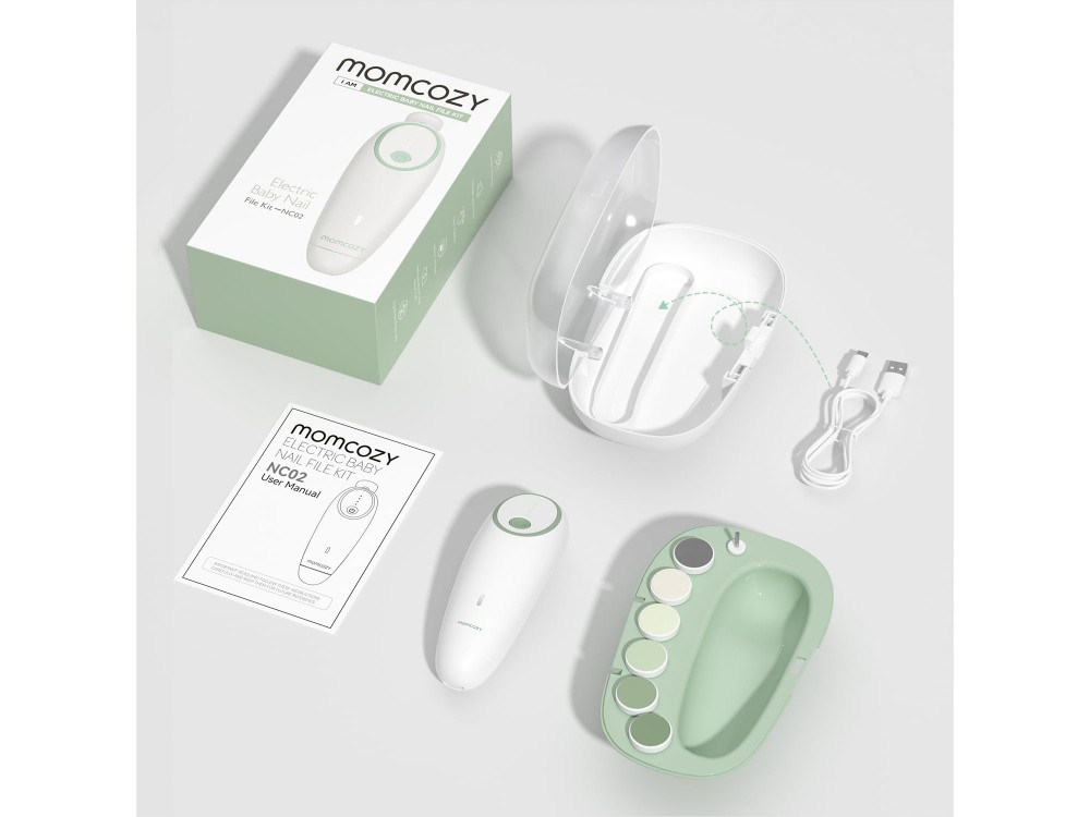 Momcozy Electric Baby File, with Light, Green