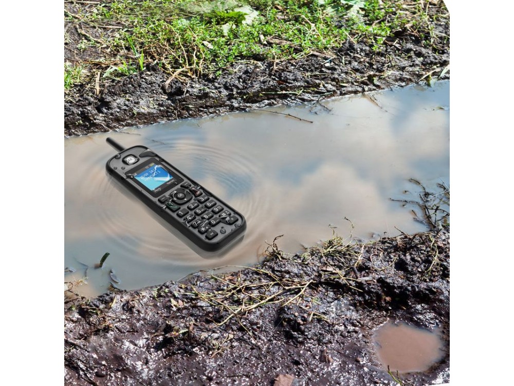 Motorola O201 Ασύρματο Τηλέφωνο, Αδιάβροχο με Aνοιχτή Aκρόαση, Εμβέλεια έως 1km & Τηλεφωνικό Κατάλογο 200 Ονομάτων, Black