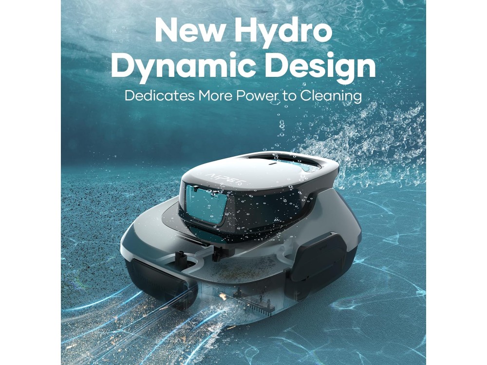 AIPER Scuba SE Cordless Robotic Pool Cleaner, Σκούπα Ρομπότ για Πισίνες έως 80m2 με Διάρκεια Μπαταρίας έως 90 Λεπτά