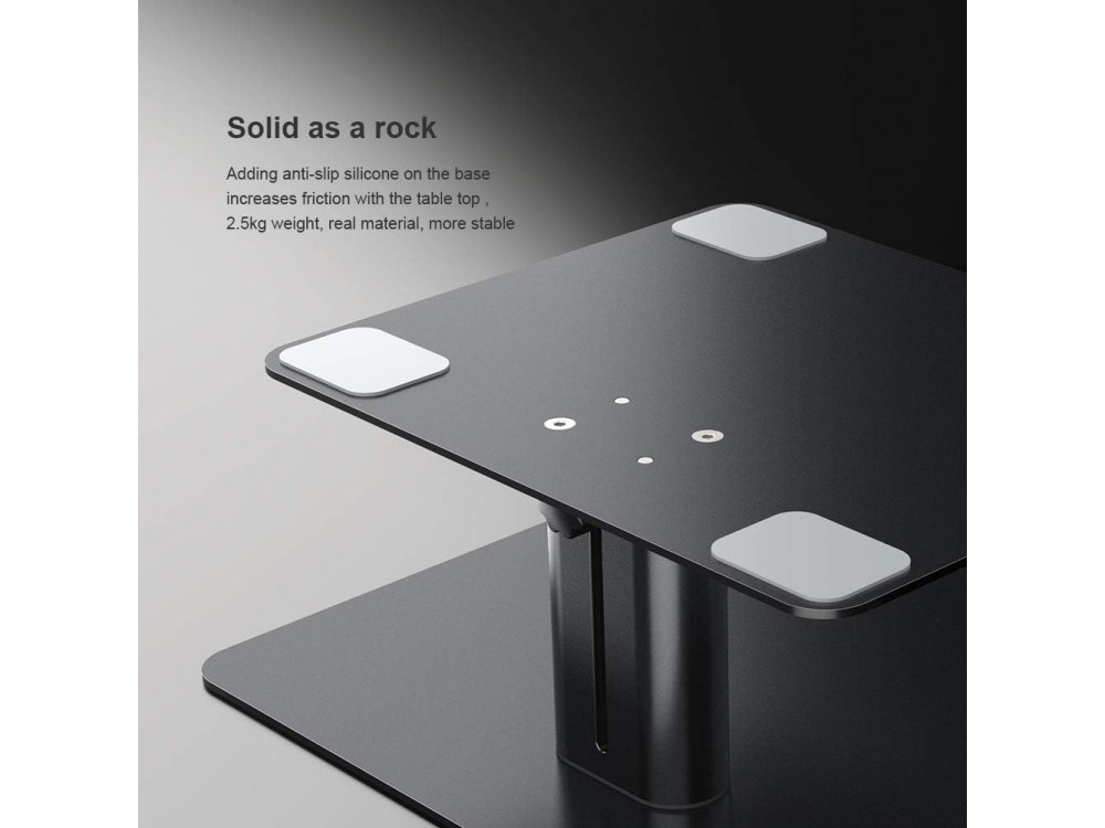Nillkin Highdesk Adjustable Monitor Stand, Up to 15kg for Desk, Black