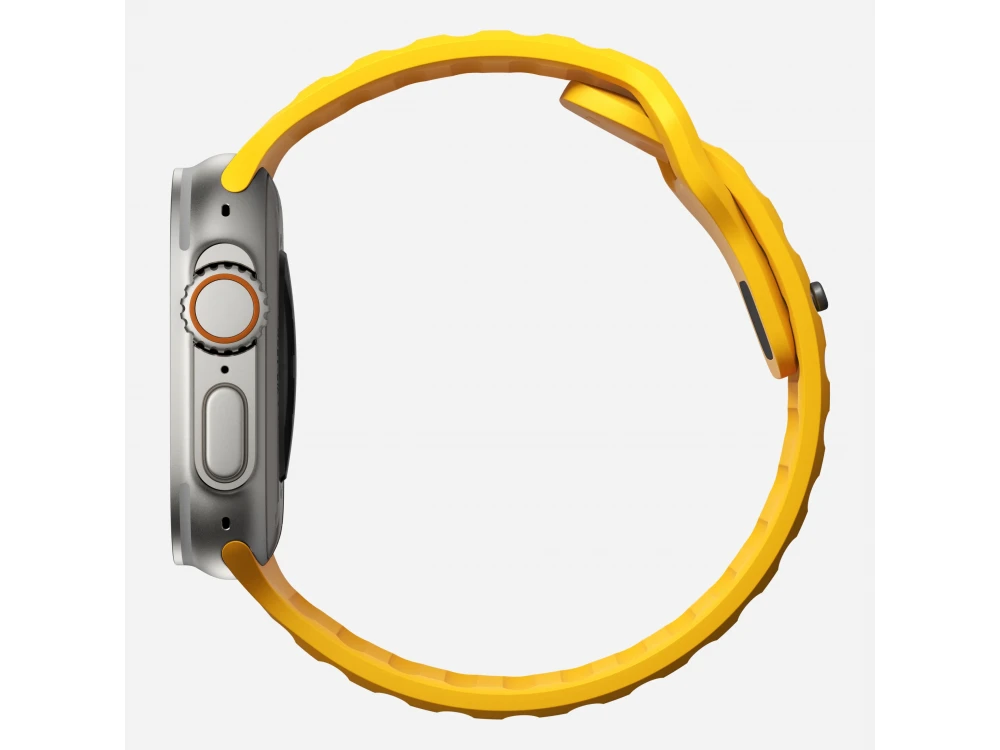 Nomad Sport Band Apple Watch Ultra 2 / Ultra 1 / 6 / SE / 9 / 8 / 7 - 45 / 49mm, Ανταλλακτικό Λουράκι Σιλικόνη, Racing Yellow