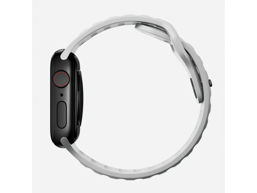 Nomad Sport Band V2 Apple Watch Ultra 2 / Ultra 1 / 6 / SE / 9 / 8 / 7 - 45 / 49mm, Ανταλλακτικό Λουράκι Σιλικόνη, Lunar Gray