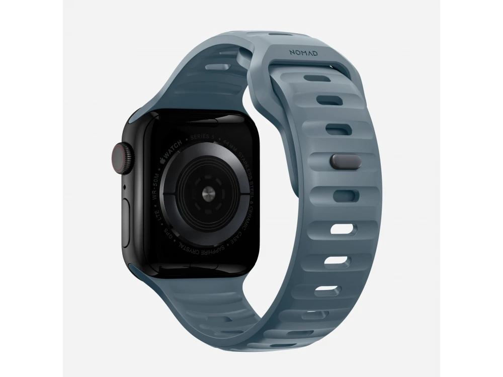 Nomad Sport Band V2 Apple Watch Ultra 2 / Ultra 1 / 6 / SE / 9 / 8 / 7 - 45 / 49mm, Ανταλλακτικό Λουράκι Σιλικόνη, Marine Blue