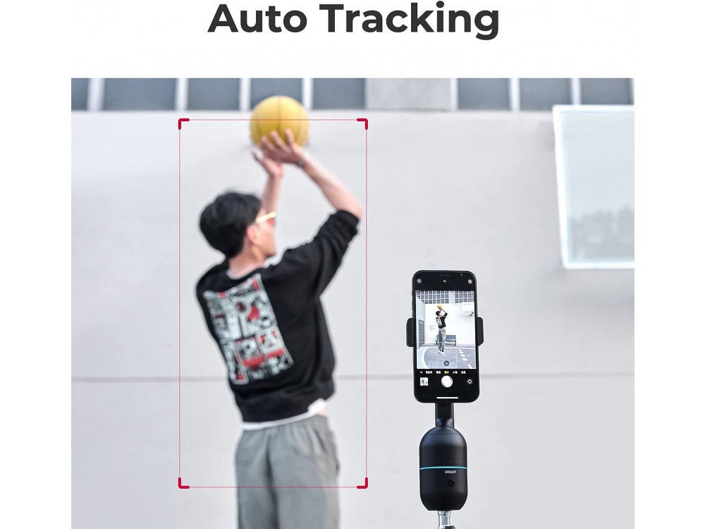 OBSBOT Me AI-Powered Mobile Tripod with Auto-Tracking, Wide-Angle Sensing Camera & Gesture Control