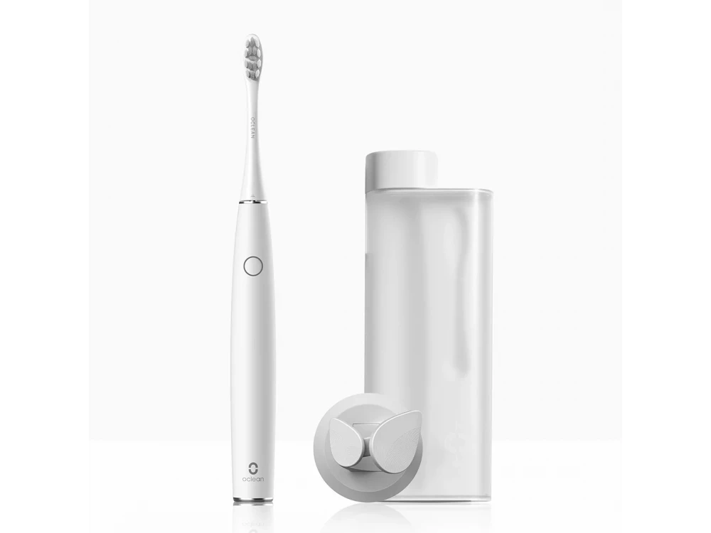 Oclean Air 2T Ηλεκτρική Οδοντόβουρτσα με Ίνες DuPont, Noise Reduction & Fast Charging, White