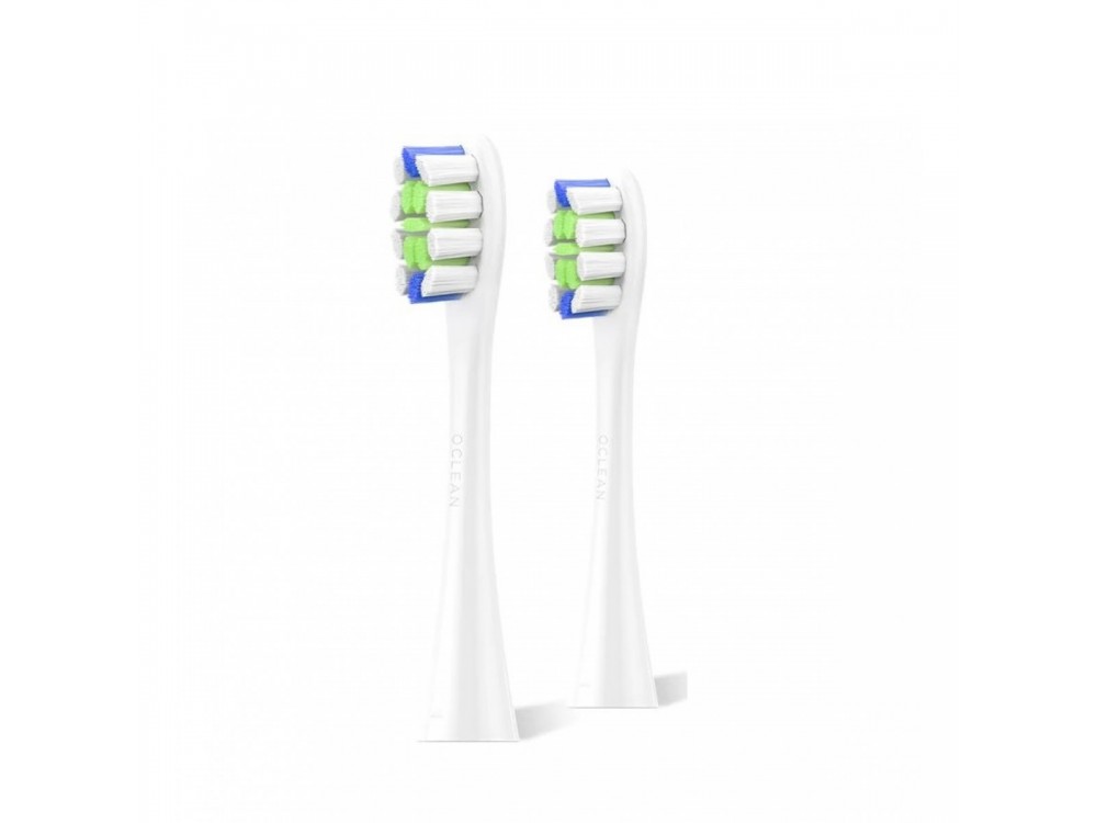 Oclean Plaque Control Ανταλλακτικές κεφαλές για Ηλεκτρικές Οδοντόβουρτσες Oclean, Για Αφαίρεση Πλάκας, Σετ των 2, White