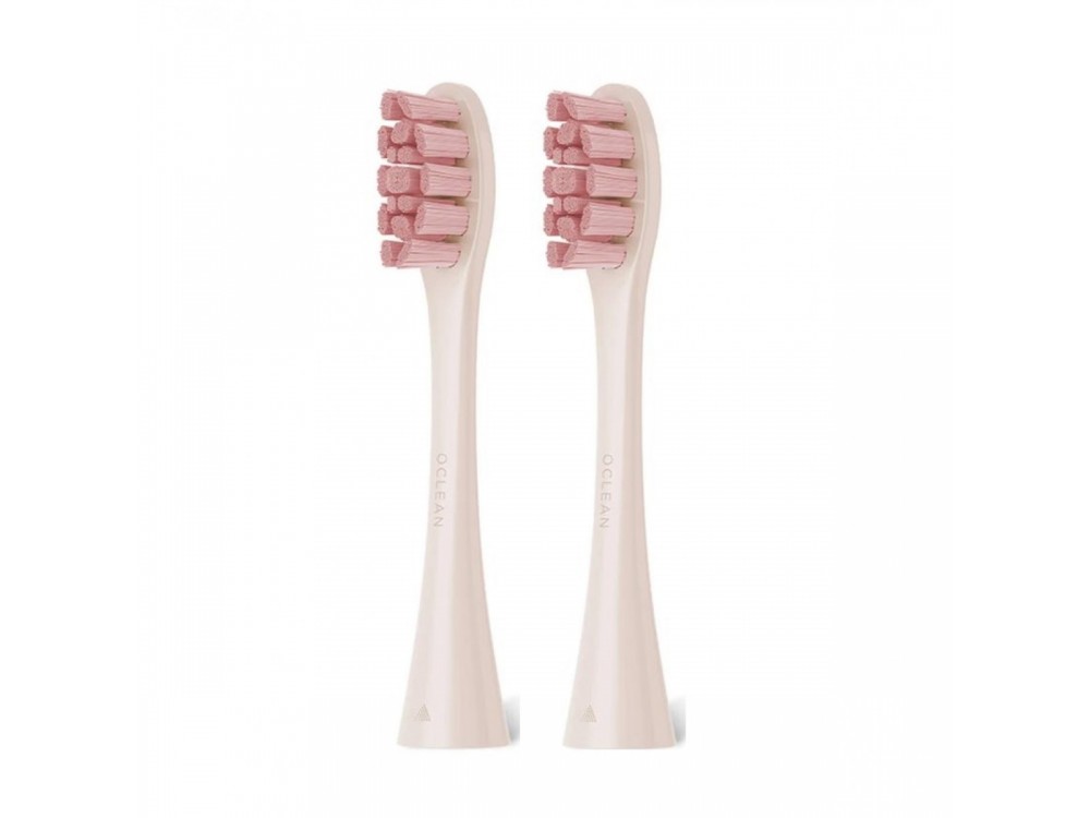 Oclean Standard Ανταλλακτικές κεφαλές για Ηλεκτρικές Οδοντόβουρτσες Oclean, Βαθύ Καθαρισμού, Σετ των 2, Pink