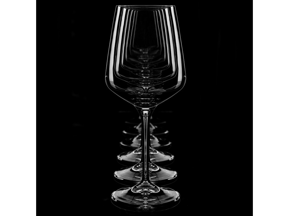 Master Pro Wine Oenology Ποτήρια Λευκού Κρασιού Κρυστάλλινα, Σετ 2τμχ