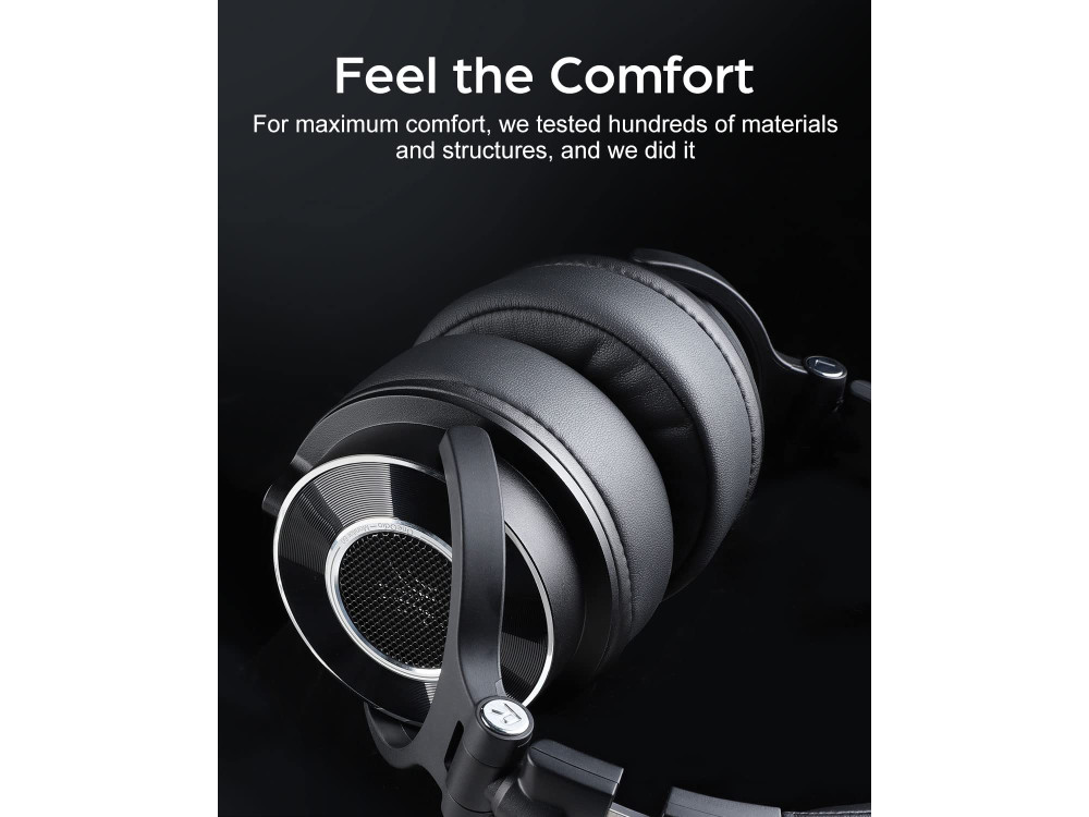 OneOdio Monitor 60 Professional Studio Headphones, Ενσύρματα Over Ear Ακουστικά με Hi-Res Audio, Θήκη και 6.35mm Αντάπτορα