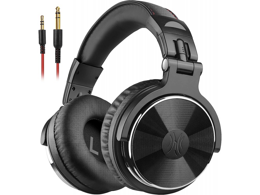 OneOdio Pro 10 Professional Studio Headphones, Wired Over Ear Headset with Hi-Res Audio, Case and 6.35mm Adapter