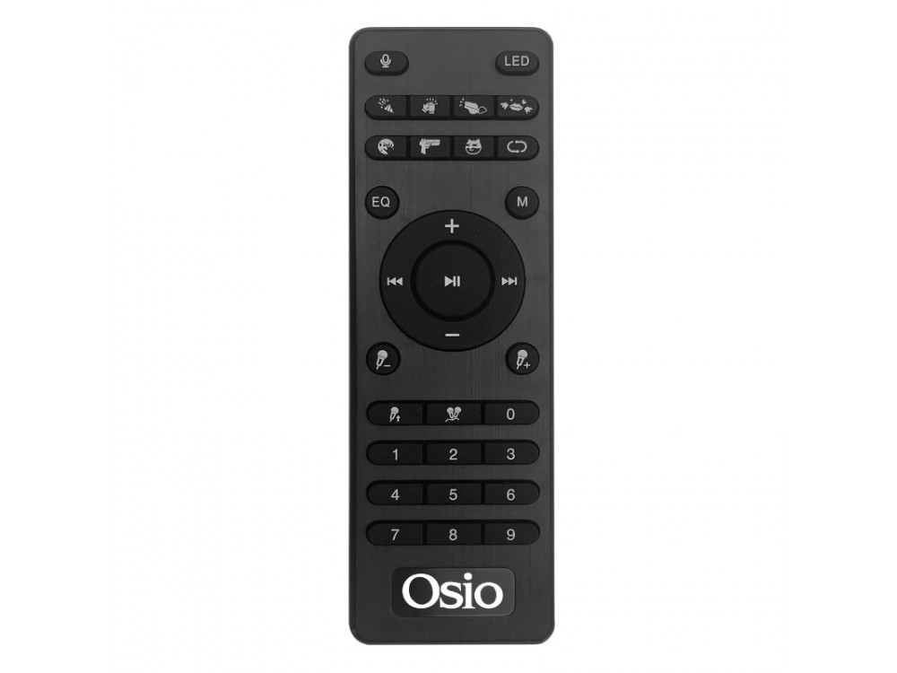 Osio OBT-8010 Φορητό αδιάβροχο ηχείο Bluetooth με USB, LED, AUX, TF, TWS και ενσ. μικρόφωνο – 50 W