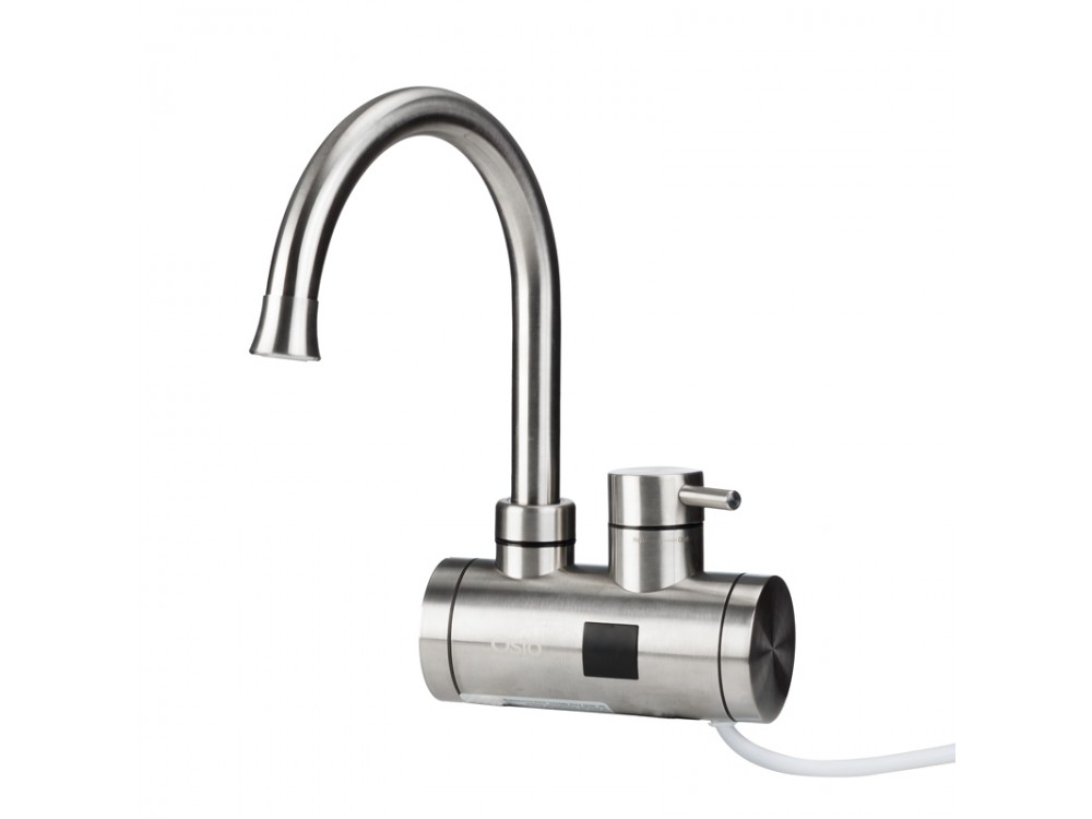 Osio OHF-2045 Electric instant water heater wall-mounted faucet with stainless steel screen for bathroom 3300W