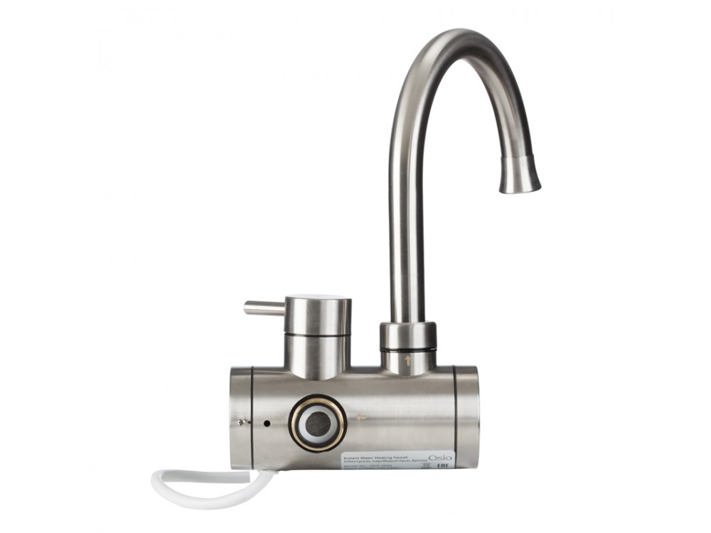 Osio OHF-2045 Electric instant water heater wall-mounted faucet with stainless steel screen for bathroom 3300W