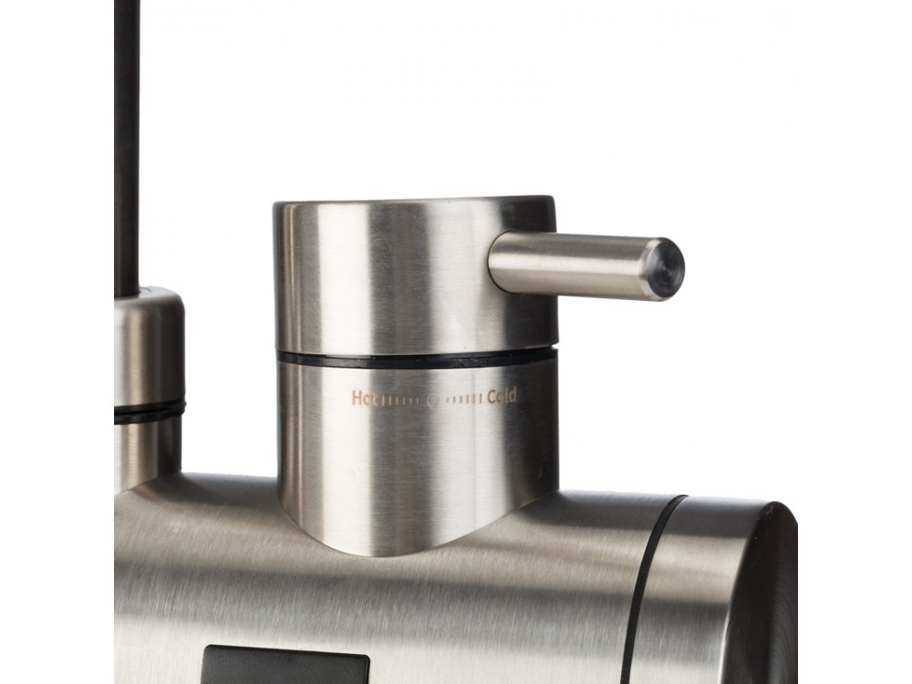 Osio OHF-2045 Electric instant water heater wall-mounted faucet with stainless steel screen for bathroom 3300W