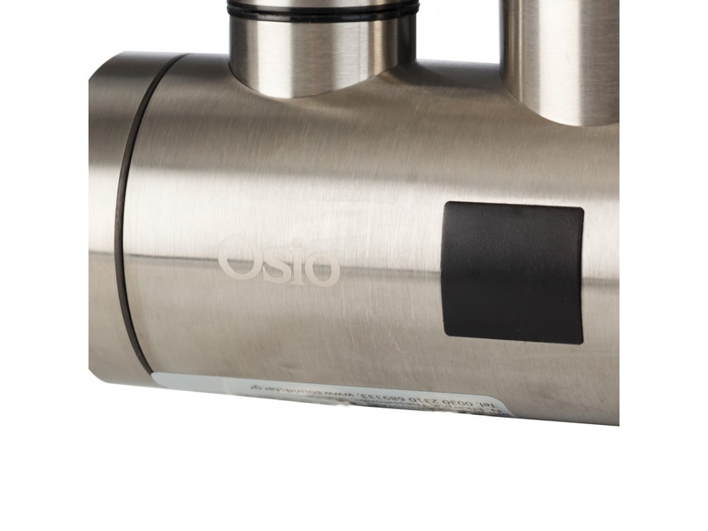 Osio OHF-2045 Electric instant water heater wall-mounted faucet with stainless steel screen for bathroom 3300W