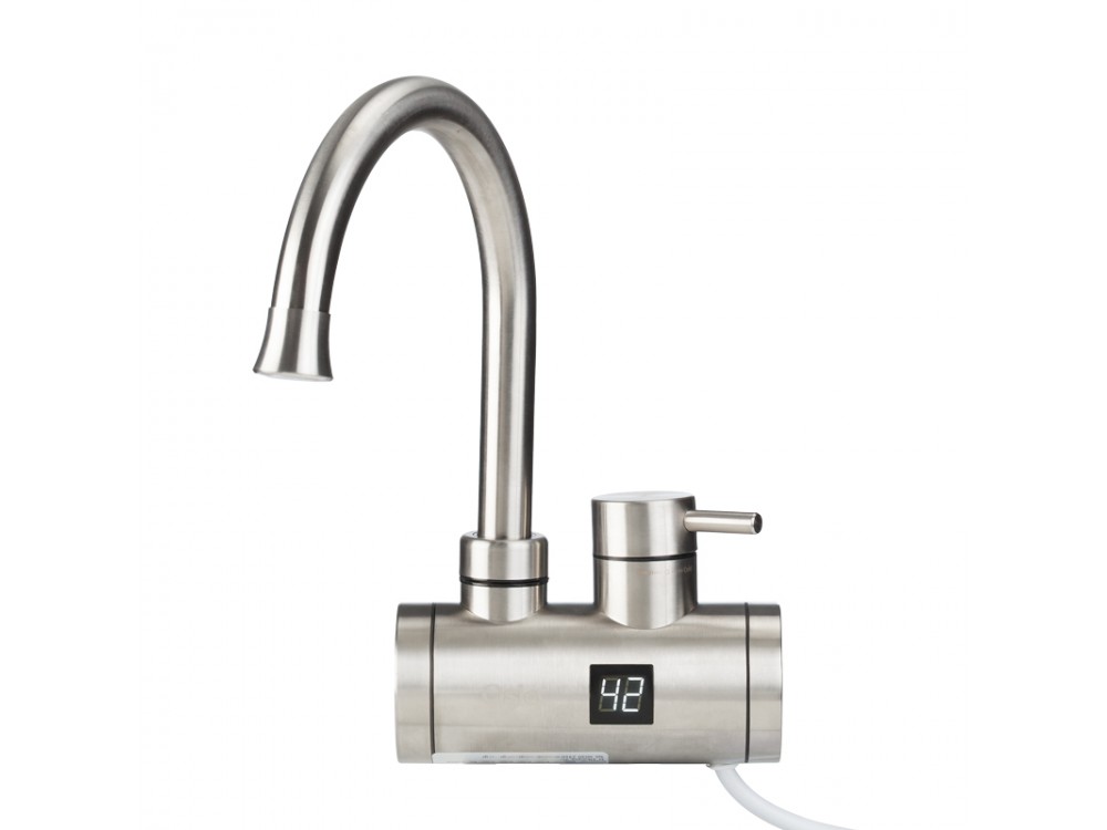 Osio OHF-2045 Electric instant water heater wall-mounted faucet with stainless steel screen for bathroom 3300W