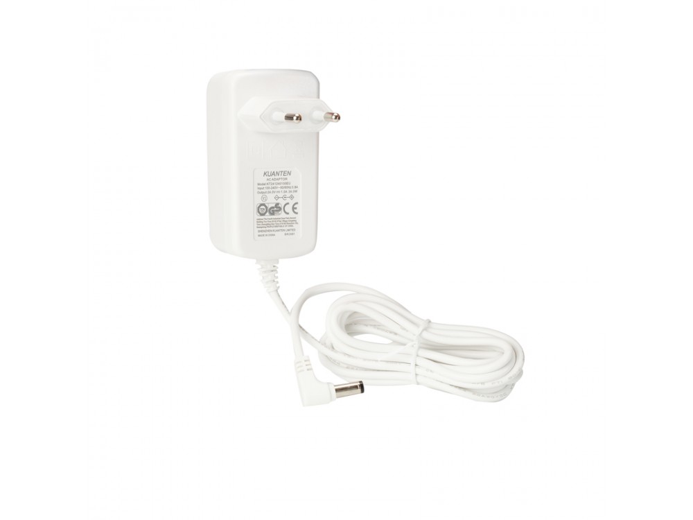 Osio OSF-9015 Silent Floor Fan 24 Speeds 24W, 16” with BLDC Motor, Display & Remote Control, White