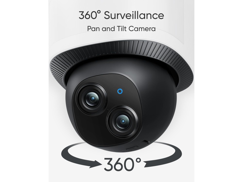 Anker eufy Security Floodlight Camera E340, 360° IP Camera 3K με 2 Φακούς & 2 Φωτιστικά, 2000-Lumen, 2-Way Audio, Human AI