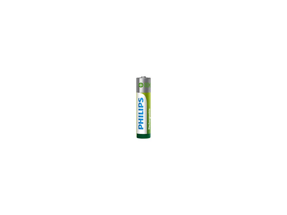 Philips AAA Επαναφορτιζόμενες Μπαταρίες 800mAh Ni-MH Ready To Use 2 Τεμ