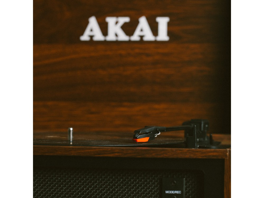 Akai ATT-101 BT Πικάπ Βαλίτσα με Πόδια, Bluetooth in/out, με Αναπαραγωγή από USB/SD, Aux-In & Ενσωματωμένα ηχεία