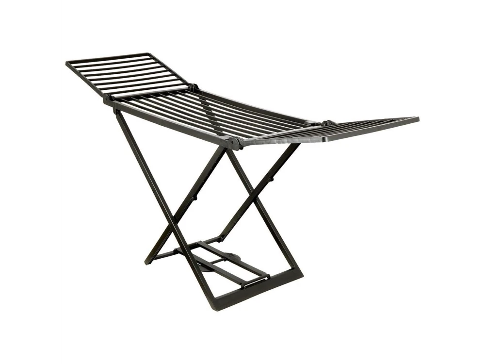 ProGarden Folding Floor Hanging Clothesline, with Extension Length 208cm, Black