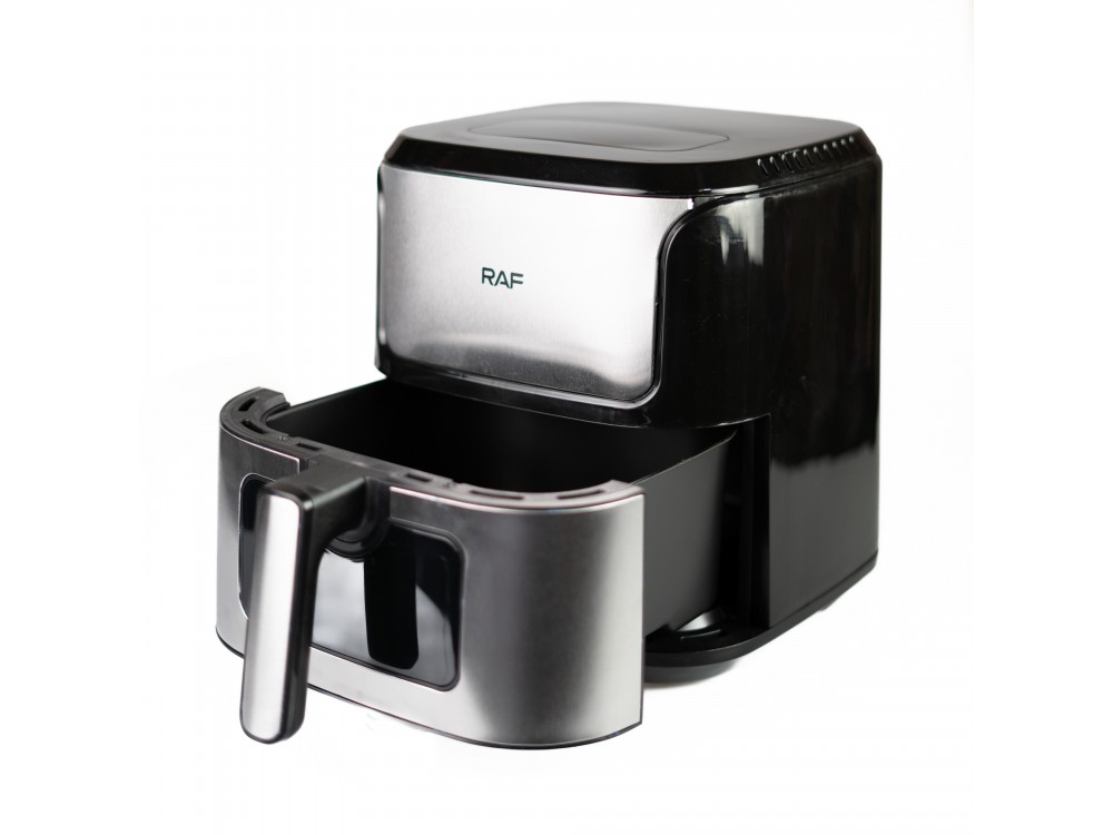 RAF R5328 Air Fryer, XXL Air Fryer for Healthy Cooking, with Cooking Control Glass, 1600W, 8 Preset Menus & Touch Panel